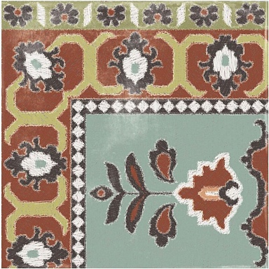 Керамогранит ABK 0003351 PLAY CARPET MIX MULTICOLOR 20x20