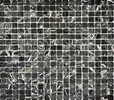 Мозаика Orro Mosaic Nero Marquina Tum 4мм 30.5x30.5
