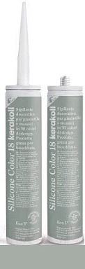 Смеси и затирки Kerakoll Silicone Color Fugabella Color герметик 19 310мл