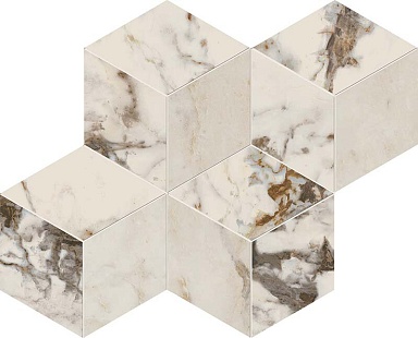 Декор Keope EB1O Breccia Tortona Mosaico Rombi Lappato 30.5x35.2
