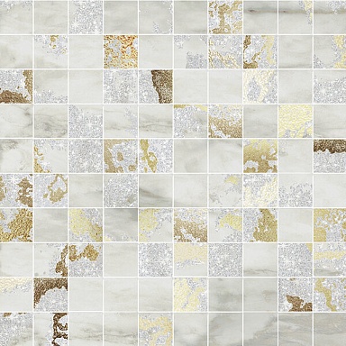 Мозаика Brennero MQSG Venus Mos.Q.Solitaire Mix Lapp. Grey tess. 30x30 (2.9x2.9)