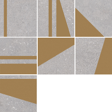 Декор VIVES Kokomo Gris Oro 20x20