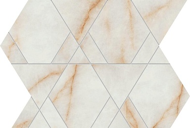 Мозаика Atlas Concorde Italy AYLT Marvel Diva Ice Crystal Mosaico Triangle Lapp 28,9х33,4