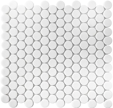 Vidrepur Мозаика Circle № 100 Antid. (на сетке) 30,6x31,4