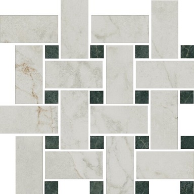 Мозаика Kerama Marazzi T038/SG6540 Серенада мозаичный белый лаппатированный 32x32