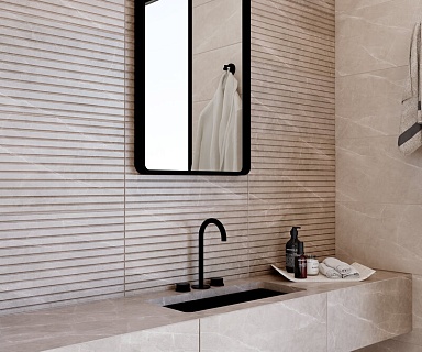 Плитка Eurotile Kamau Light Grey Mat Str. 30x60
