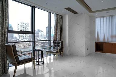 Керамогранит Global Tile GT60600203MR Marmo Белый 60x60