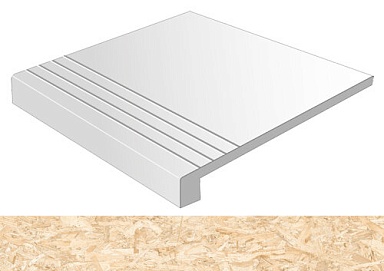 Ступень VIVES Strand-R gradone Natural 59.3x119.3
