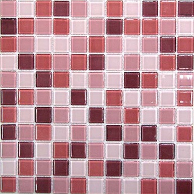 Мозаика Bonaparte Plum mix (стекло) 25*25 300*300