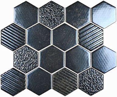 Мозаика Bonaparte Saba Iron 73*73*6 304*264