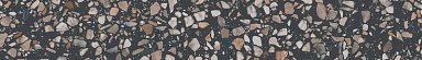 Kerama Marazzi KM6060G0021RBT6 Плинтус Бричиола чёрный матовый обрезной 60x9,5x0,9
