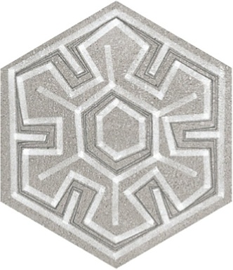 Декор VIVES Hexagono Igneus Cemento Mix 23x26,6