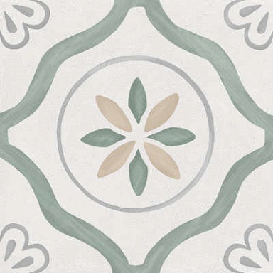 Керамогранит Harmony 3386036157 Sirocco Green Petals 9mm R10 22.3x22.3