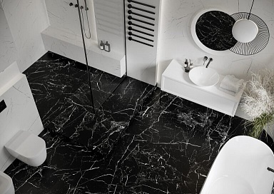 Керамогранит CERRAD Marmo Morocco Black Rect R9 59,7х119,7