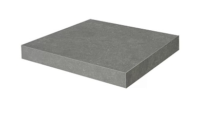 Kerama Marazzi KM6012G0161RGCA Ступень угловая клееная Касабланка HP серый тёмный матовый обрезной 33x33x0,9