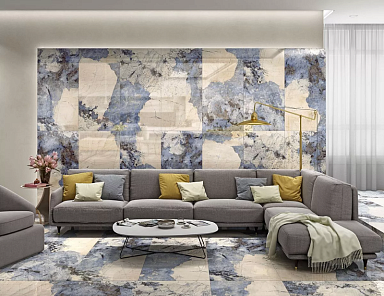 Керамогранит Art Ceramic Stone Blue High Gloss 60x120