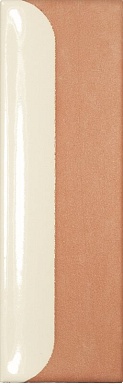 Керамогранит DNA Tiles 138710 Bow Decor Cotto Gloss/Matt 5.2х16