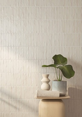 Плитка La Platera Kromo Pencil Bone 35x35