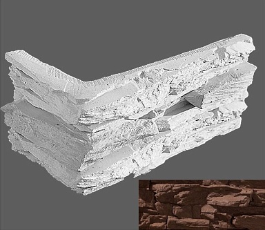 Искусственный камень Leonardo Stone Угловой элемент Леонардо 709 20/10x10x3,5