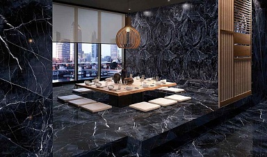 Керамогранит Emil Ceramica EHAA Calacatta Black Lapp Rett. 60x120