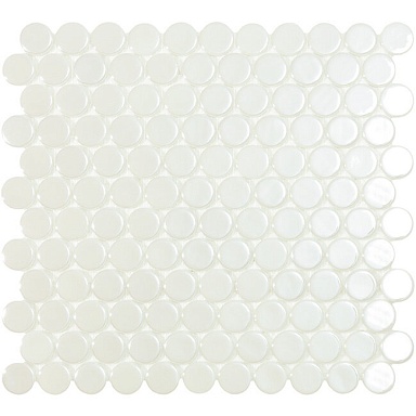 Мозаика Vidrepur Circle № 6000 Белый 30.6х31.4