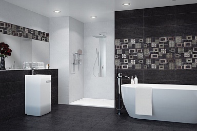 Плитка Eletto Ceramica 506493002 Commesso Nero Floor 42x42