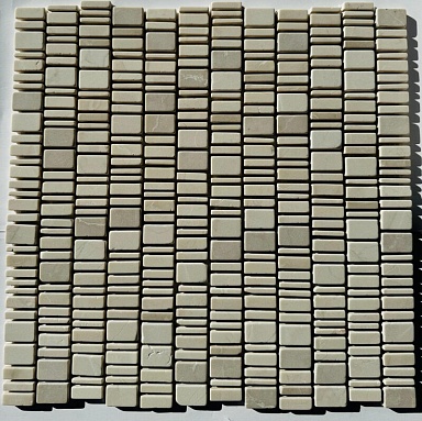 Мозаика Pixmosaic PIX318 Cream Nova матовая 310х307х6