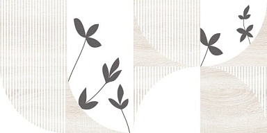 Плитка LB-Ceramics 1041-8200 Джапанди бежевый 20x40