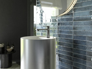 Плитка Cifre Kalon Anthracite Brillo 5х25