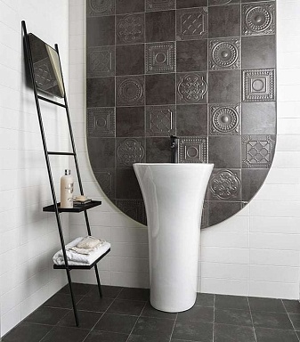 Декор Mainzu Relief Silver 20x20