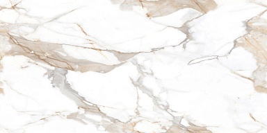 Керамогранит Ceradim Calacatta Fairy Gold Бежевый Полированный 60х120