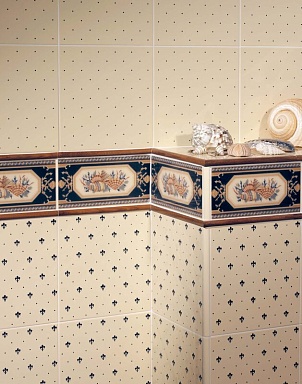 Плинтус Petracers BT11 Battiscopa Blu 12x20