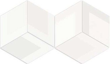 Декор Wow Flow Diamond Decor White 14x24