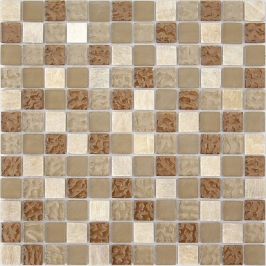 Мозаика Caramelle Mosaic Naturelle Amber 23x23x8 (ПУ) 298x298