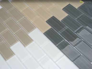 Мозаика Caramelle Mosaic Impressioni Mattoni Crema 50x100 300x300