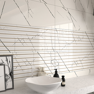 Керамогранит BIEN SERAMIK BIEN0009 Agatha White Rec Full Lap 600x1200x9