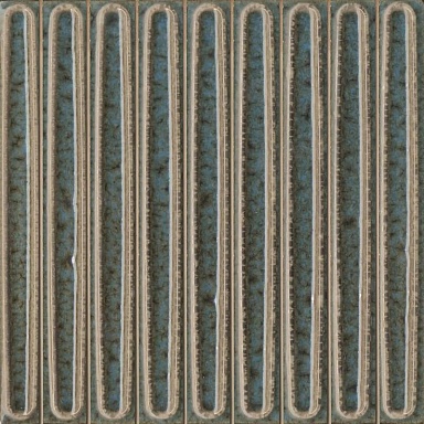 Kerama Marazzi KMD2SOB002BN Декор чипсет Далия бирюзовый тёмный глянцевый 20x20x0,95