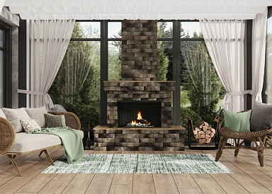 Клинкерная плитка Березакерамика Trevi умбра 245x65