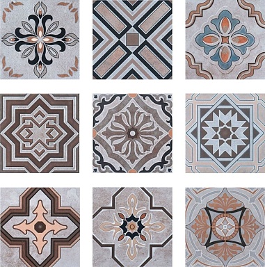 Плитка DeShun Ceramics Mix Art Decor DC36 20x20