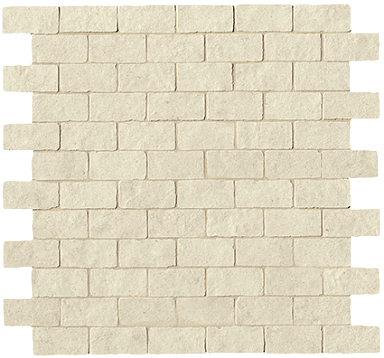 Мозаика FAP Ceramiche fOMJ Lumina Stone Beige Brick Macromosaico Anticato 30,5x30,5
