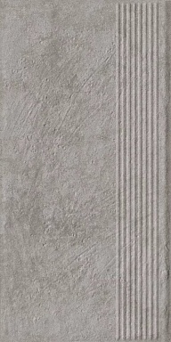 Ступень Paradyz Carrizo Grey Stopnica Prosta Struktura Mat 30x60