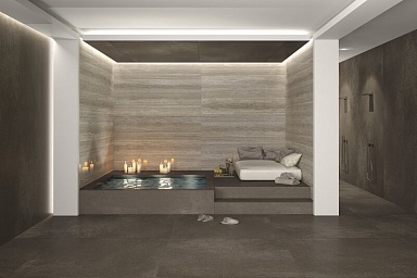 Керамогранит IRIS FMG P175288MF6 Travertino Naturale 75x150