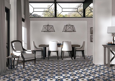 Керамогранит Kerlife (Navarti) Victorian Dreams Queen Blue 45,2x45,2