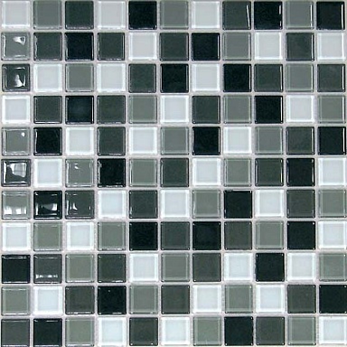 Мозаика Bonaparte Carbon mix (стекло) 25*25 300*300