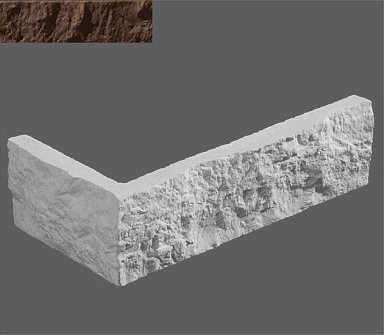 Искусственный камень Leonardo Stone Угловой элемент Неаполь 709 9,4/20x5,2x1,2