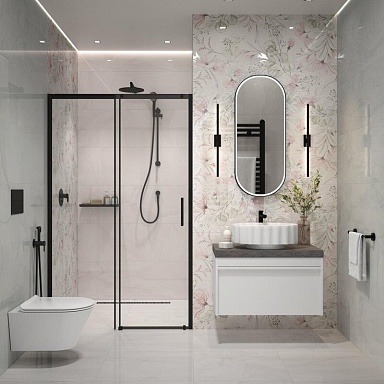 Бордюр Kerama Marazzi POF010 Карандаш Бисер белый Белый 20*1.4