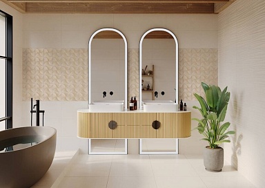 Gracia Ceramica Декор Astrid light beige 02 30х90