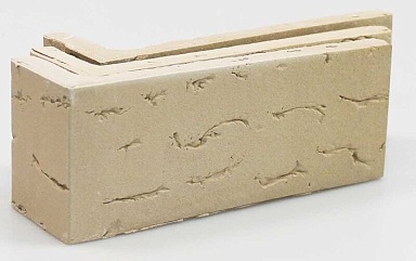 Клинкерная плитка Terramatic Koro Space угловая 6201 (Y) 185x60x71x14