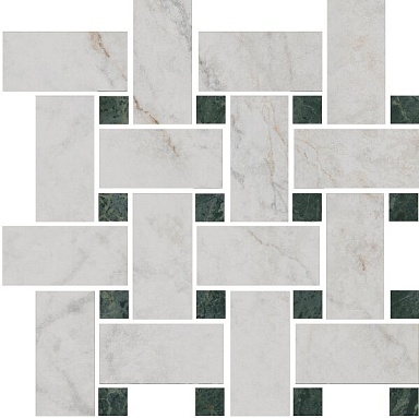 Мозаика Kerama Marazzi T038/SG6540 Серенада мозаичный белый лаппатированный 32x32
