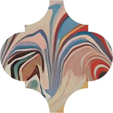 Kerama Marazzi VT/A625/65000 Декор Арабески Венеция красный матовый 6,5x6,5x0,69